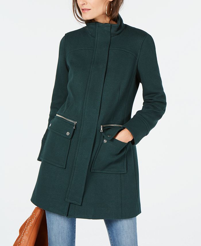 Inc stand discount collar knit coat