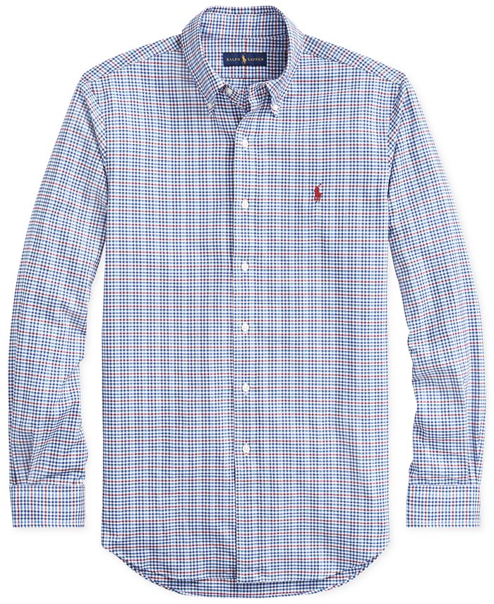 Polo Ralph Lauren Men's Classic Fit Plaid Twill Cotton Shirt Macy's