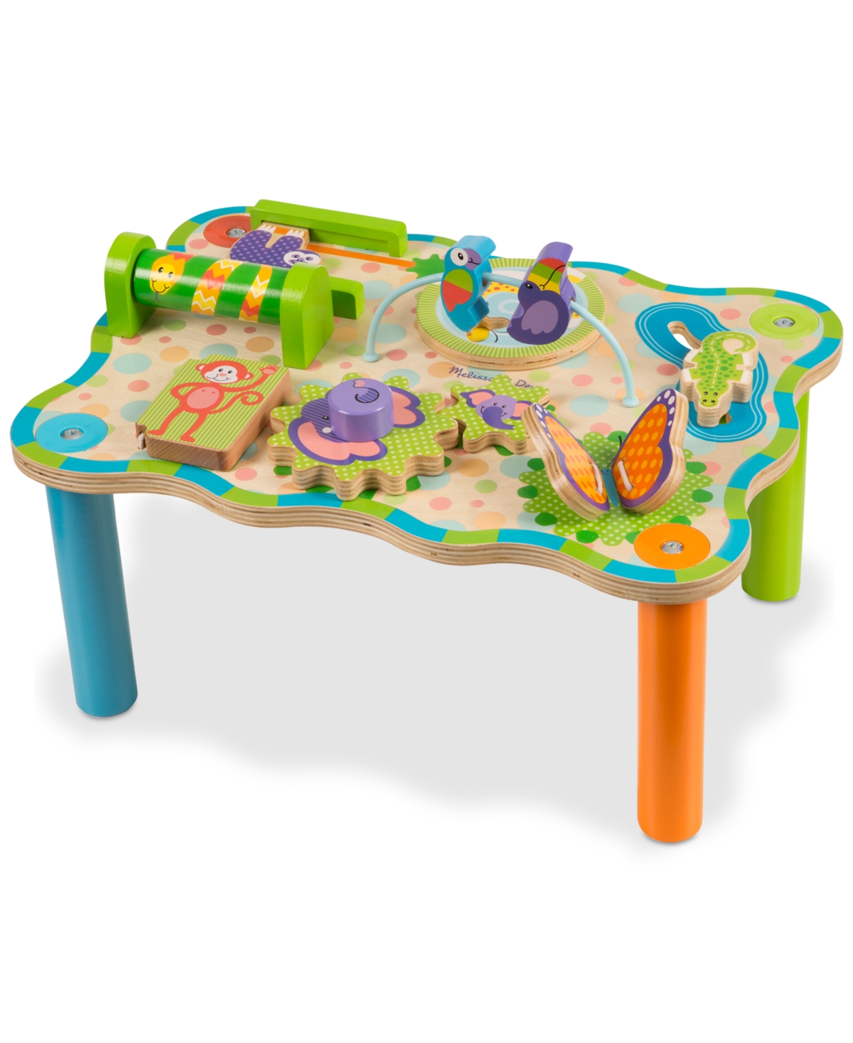 Shop Melissa & Doug First Play Jungle Activity Table In Multi
