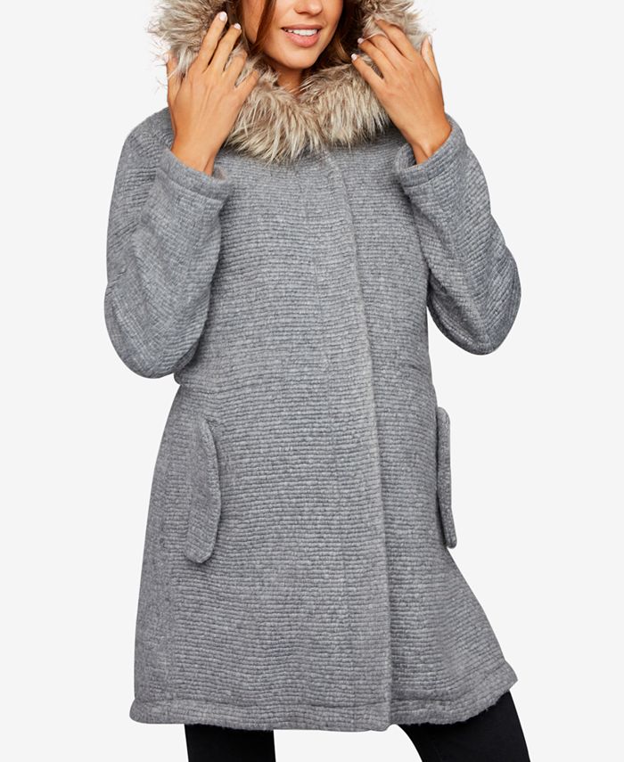 A Pea in the Pod Maternity ZipFront Coat Macy's