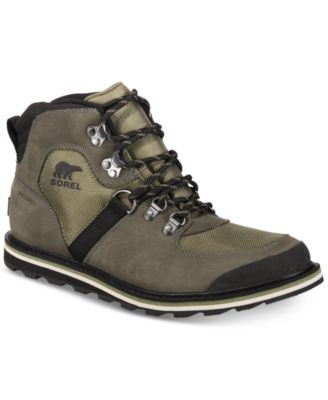 sorel men's madson waterproof hiker boots
