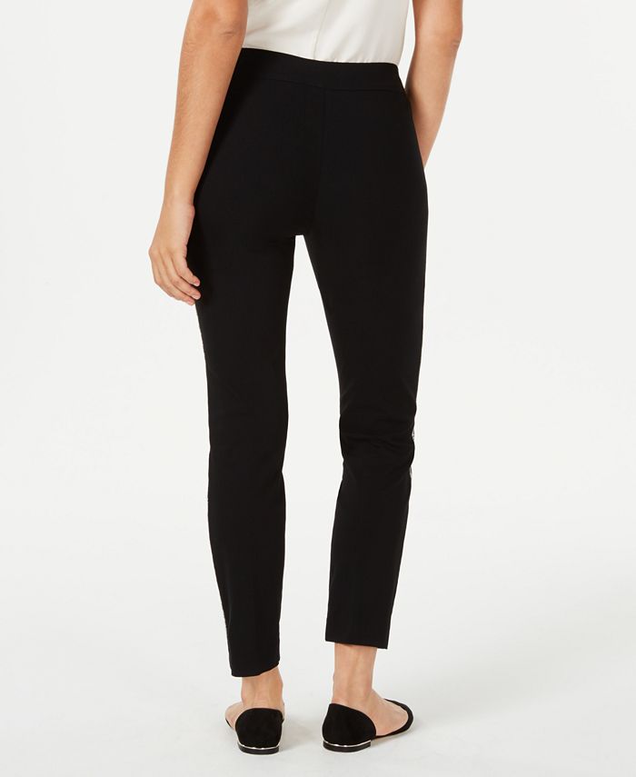 JM Collection Embellished Side Stripe Pant, Created for Macy's - Macy's