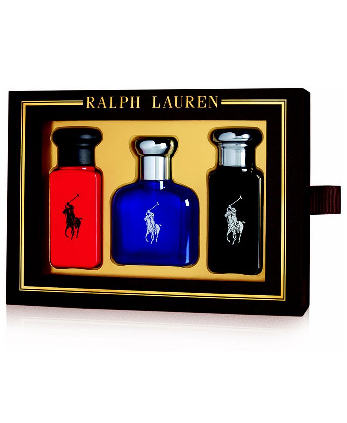 Ralph Lauren Men's 3-Pc. World Of Polo Gift Set - Macy's