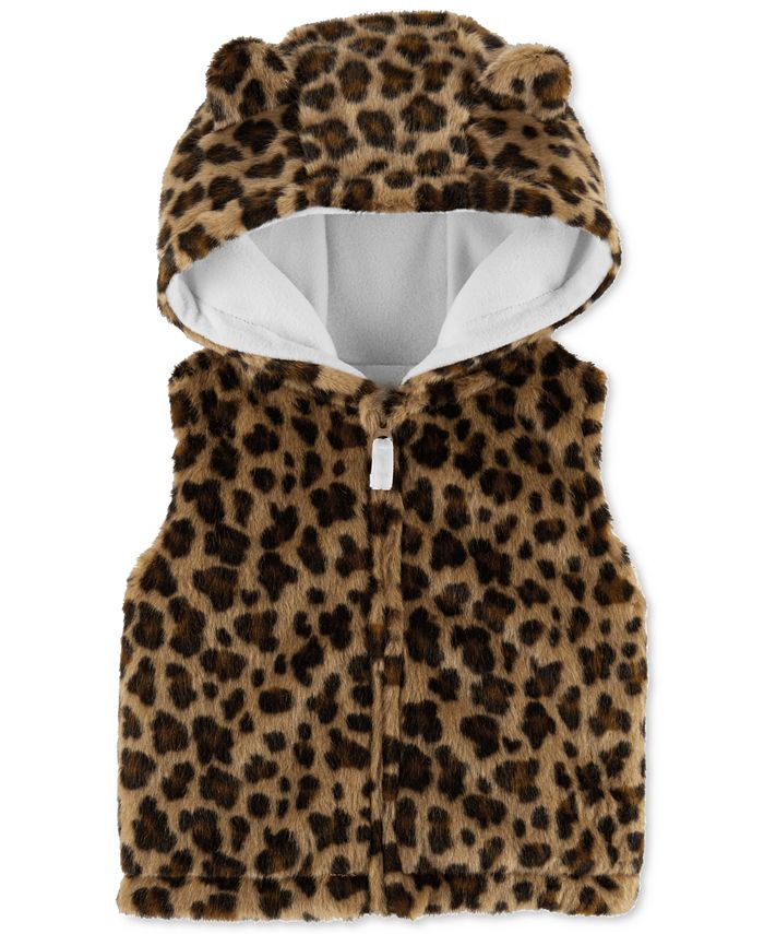 Carter's Baby Girls FauxFur AnimalPrint Vest Macy's
