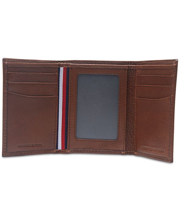Tommy Hilfiger Men&#39;s Shelton Tri-Fold Leather Wallet & Reviews - All Accessories - Men - Macy&#39;s