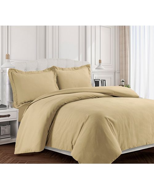 Tribeca Living Valencia Microfiber Oversized Queen Duvet Cover Set