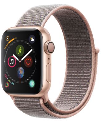 apple watch series 4 gold pink sand sport loop