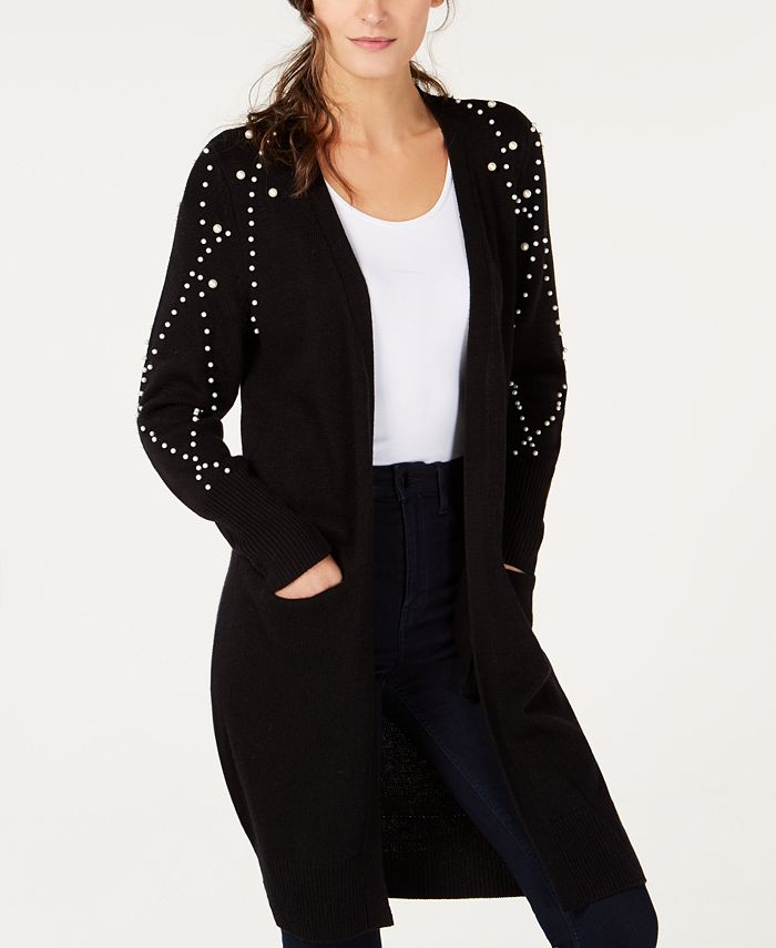 INC International Concepts I.N.C. Faux-Pearl Duster Cardigan, Created ...