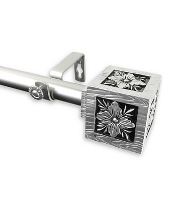 Rod Desyne - Ophelia Curtain Rod 1" OD 160-240 inch - Black