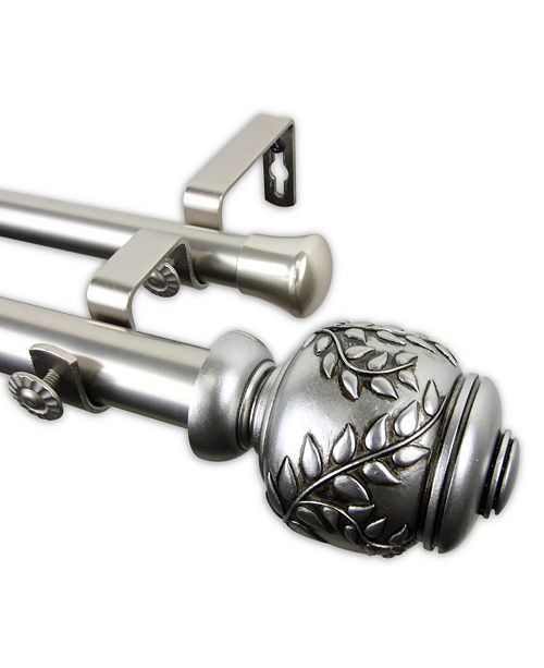 Rod Desyne Colette Double Curtain Rod 1 Od 120 170 Inch Reviews