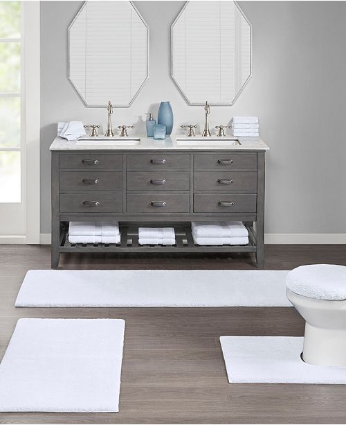 Madison Park Signature Marshmallow 20 X 24 Contour Bath Rug Reviews Bath Rugs Bath Mats Bed Bath Macy S