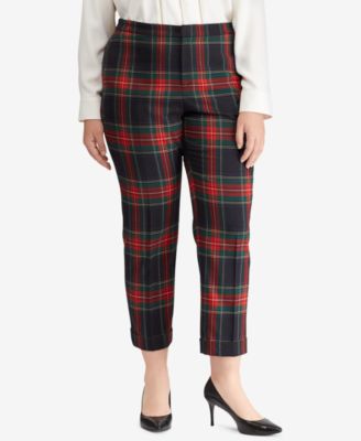 Lauren Ralph Lauren - Plus Size Tartan Twill Pants