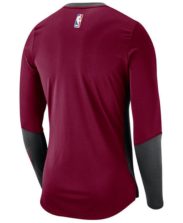 Nike Men's Cleveland Cavaliers Dry Long Sleeve Top - Macy's