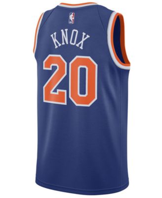 Nike Men's Kevin Knox New York Knicks Icon Swingman Jersey - Macy's