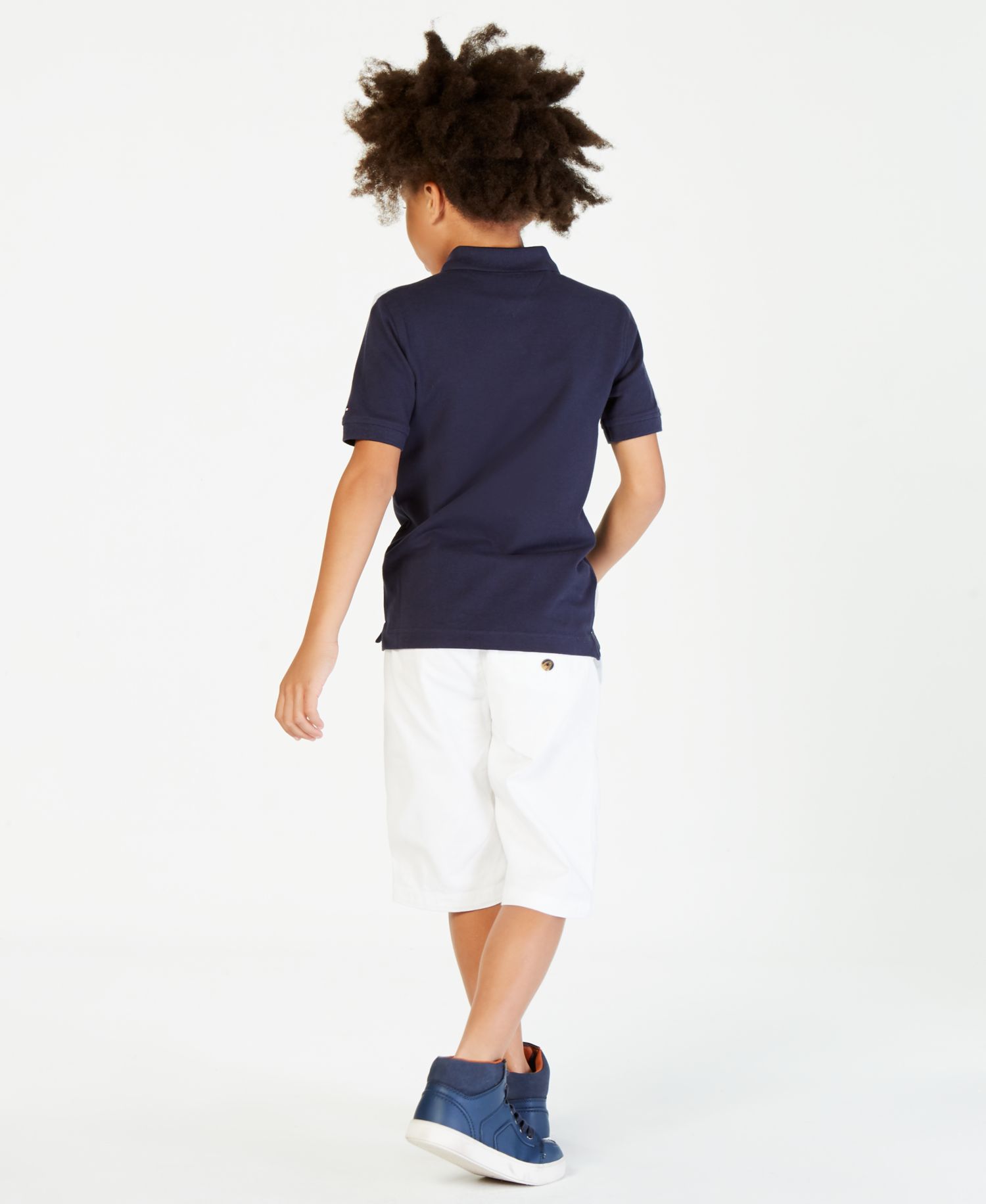 Big Boys Front Logo Colorblocked Polo