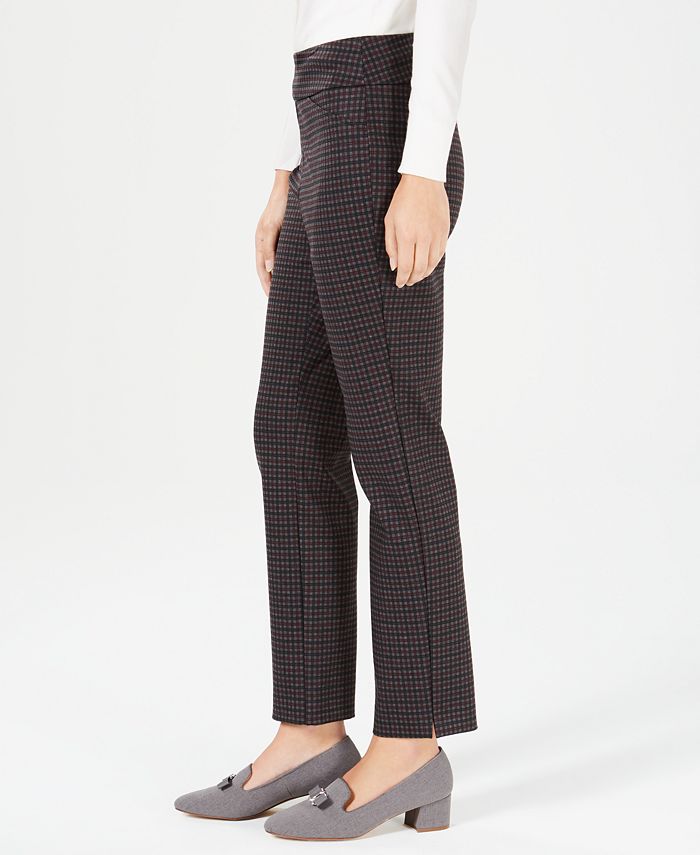 Charter Club Printed Pull-On Pants, Created for Macy's & Reviews ...