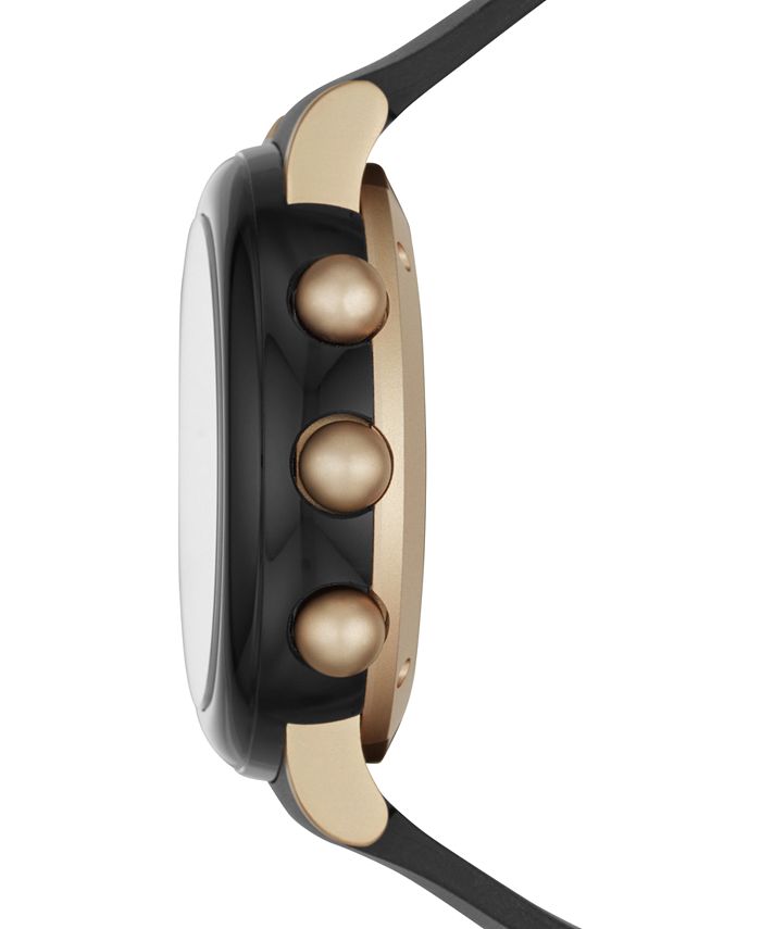 Marc by Marc Jacobs Marc Jacobs Women's Riley Black Silicone Strap ...