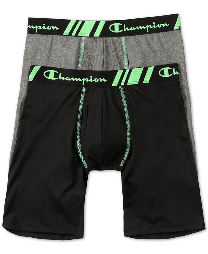 Champion Men's 2-Pk. Stretch Boxers - Macy's