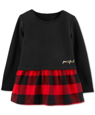 Carter's - Toddler Girls Buffalo-Check Tunic