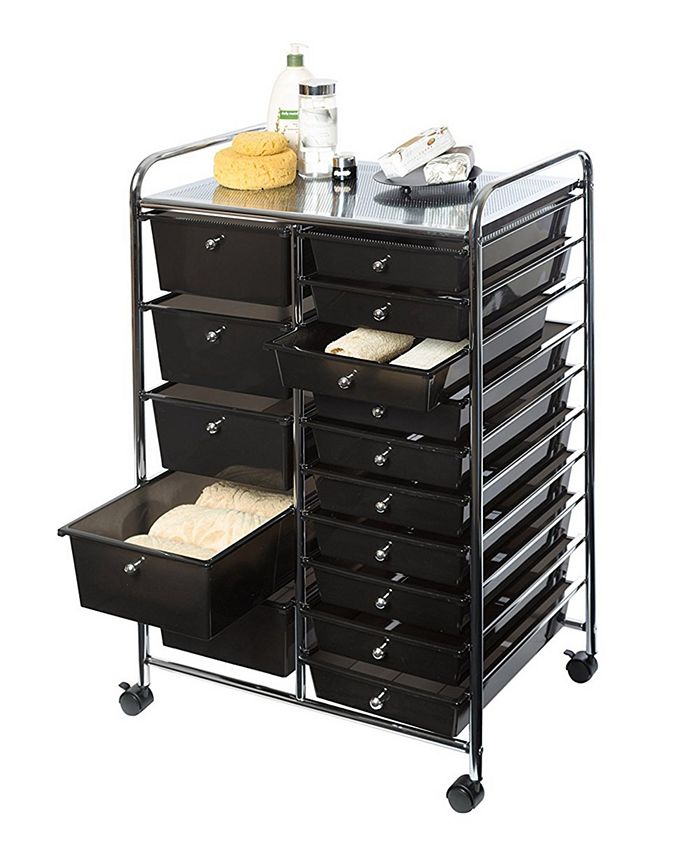 Seville Classics 15Drawer Organizer Cart Macy's