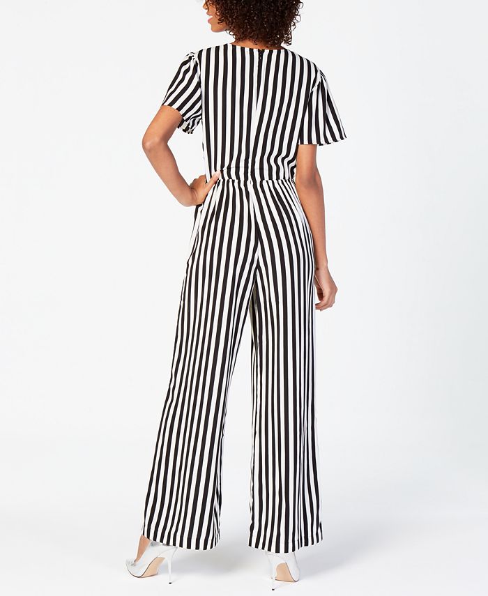 Material Girl Juniors' Front-Tie Jumpsuit, Created for Macy's - Macy's