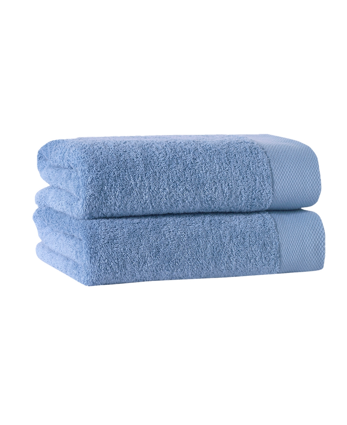 Enchante Home Signature 2-pc. Bath Sheets Turkish Cotton Towel Set In Turquoise