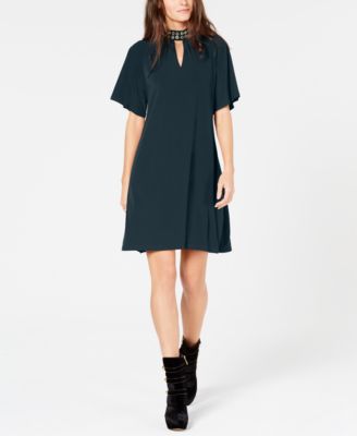 Michael Kors - Grommet-Neck Keyhole Dress
