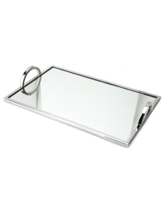 rectangle mirror tray