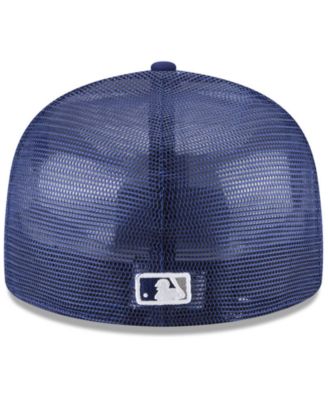 New Era Los Angeles Dodgers On Field Mesh Back FIFTY Fitted Cap