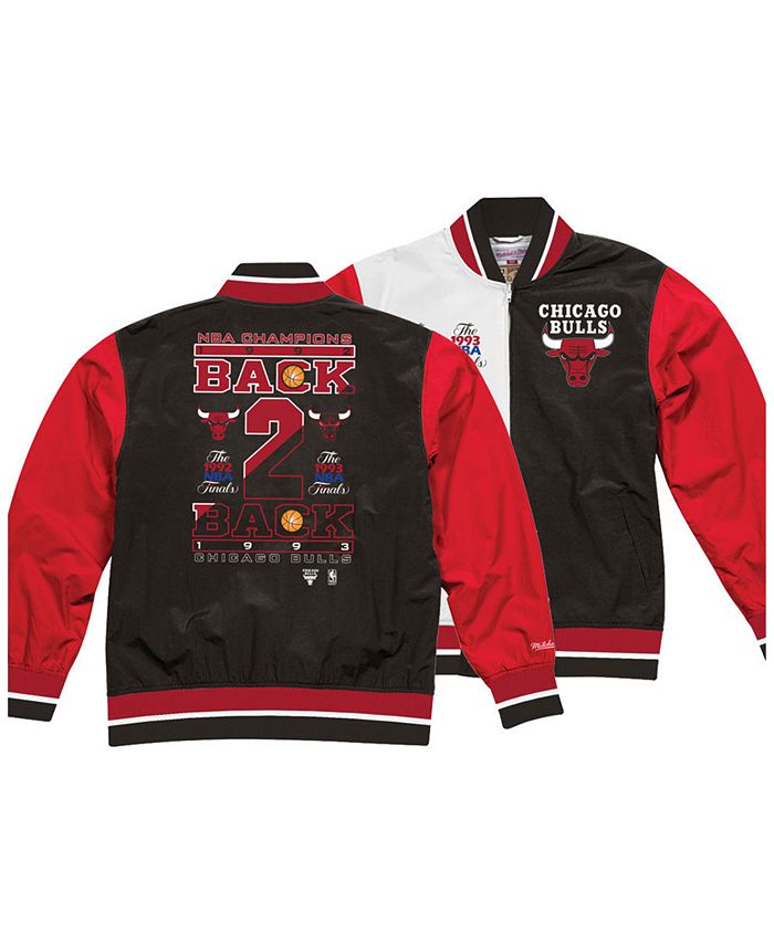 Lids Mitchell & Ness Men's Chicago Bulls History Warm Up Jacket - Macy's
