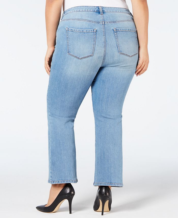 Style & Co Plus Size Ankle Boot-Cut Jeans, Created for Macy's - Macy's