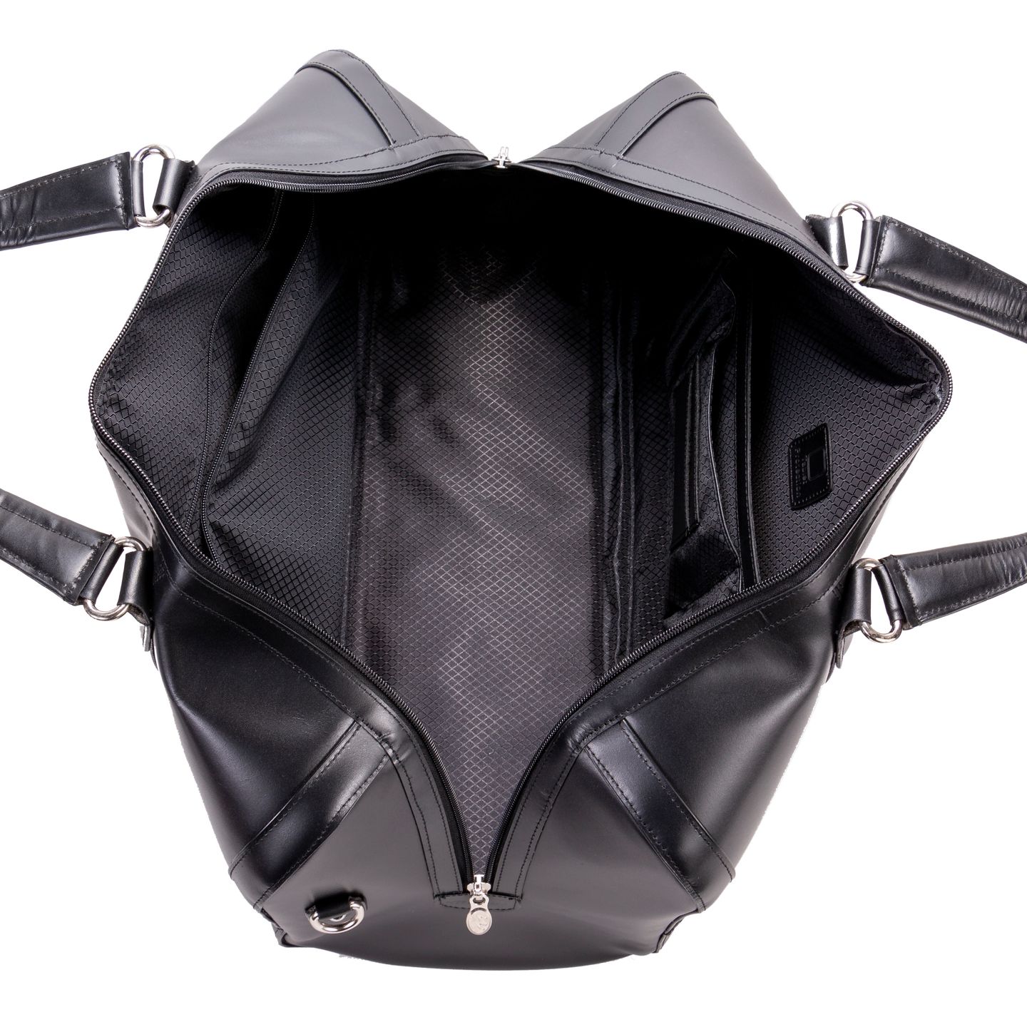 Сумка McKlein Kinzie 20" Leather Duffel, цвет: Чёрный — фото 4