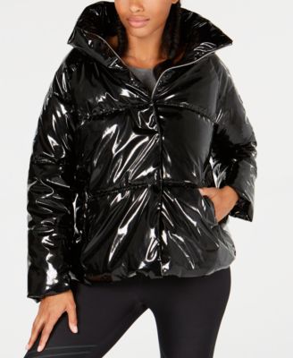 calvin klein performance shiny puffer jacket