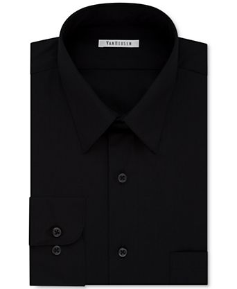 black dress shirt near me Essential cotton formal or anytime you want to look fresh Report Collection Men's Slim-Fit Solid
