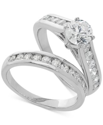 lab diamond wedding sets