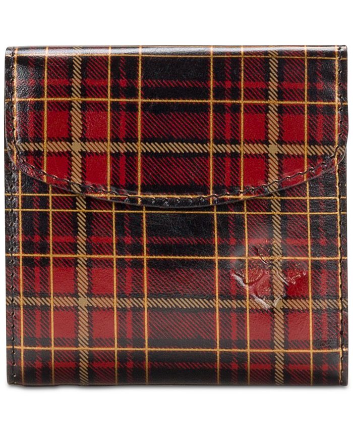 Patricia Nash Reiti Tartan Plaid Leather Trifold Wallet - Macy's