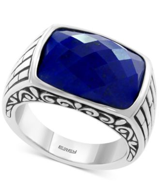 Lapis Lazuli Ring in Sterling Silver 