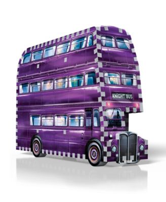MasterPieces Puzzles Wrebbit Harry Potter Collection - The Knight Bus 3D Puzzle- 280 Pieces