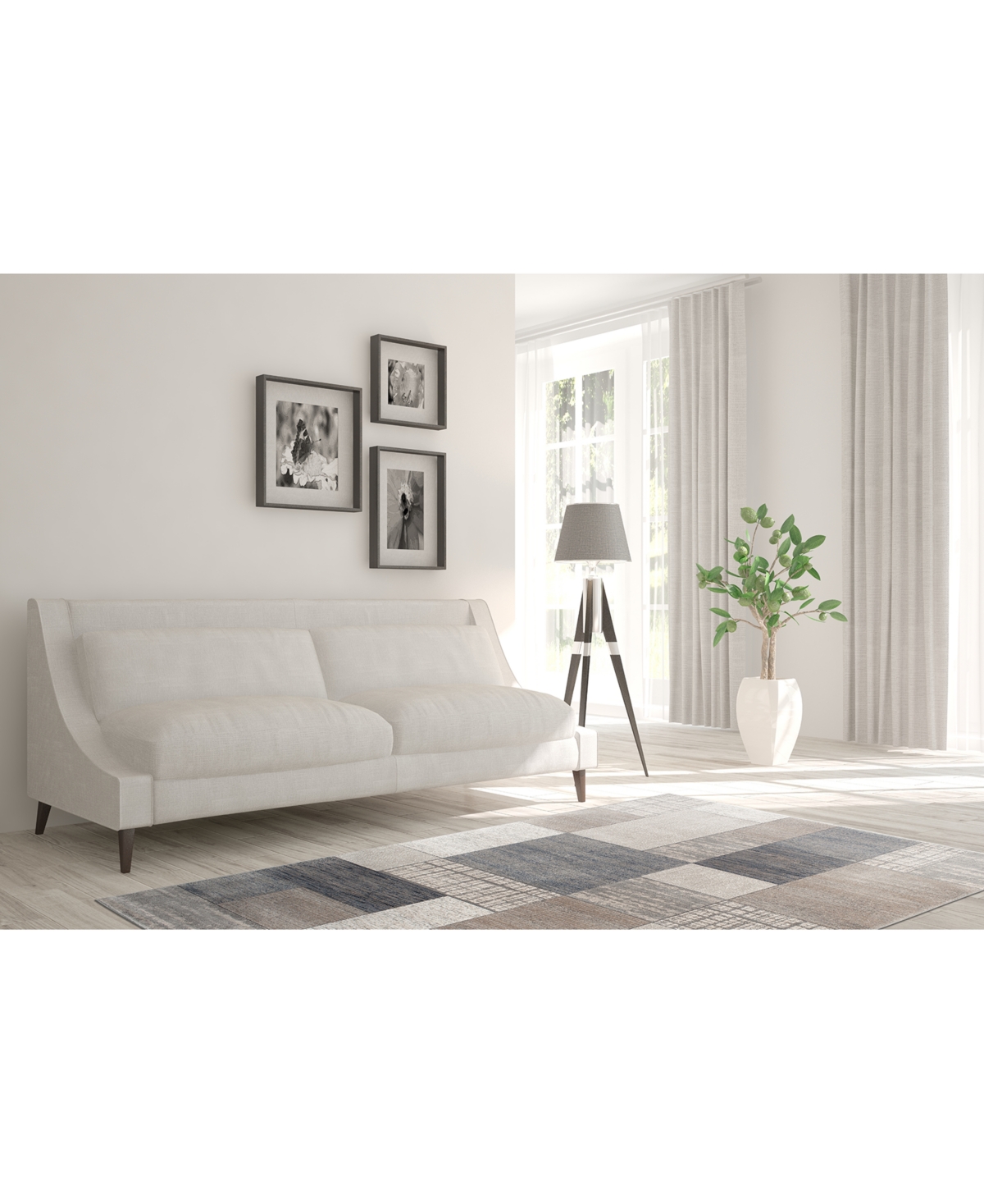 Mink Home Waterside Pier Multi 7'10" x 10'10" Area Rug