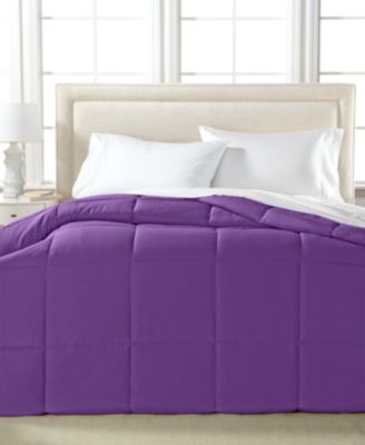 Color Hypoallergenic Down Alternative Light Warmth Microfiber Comforters