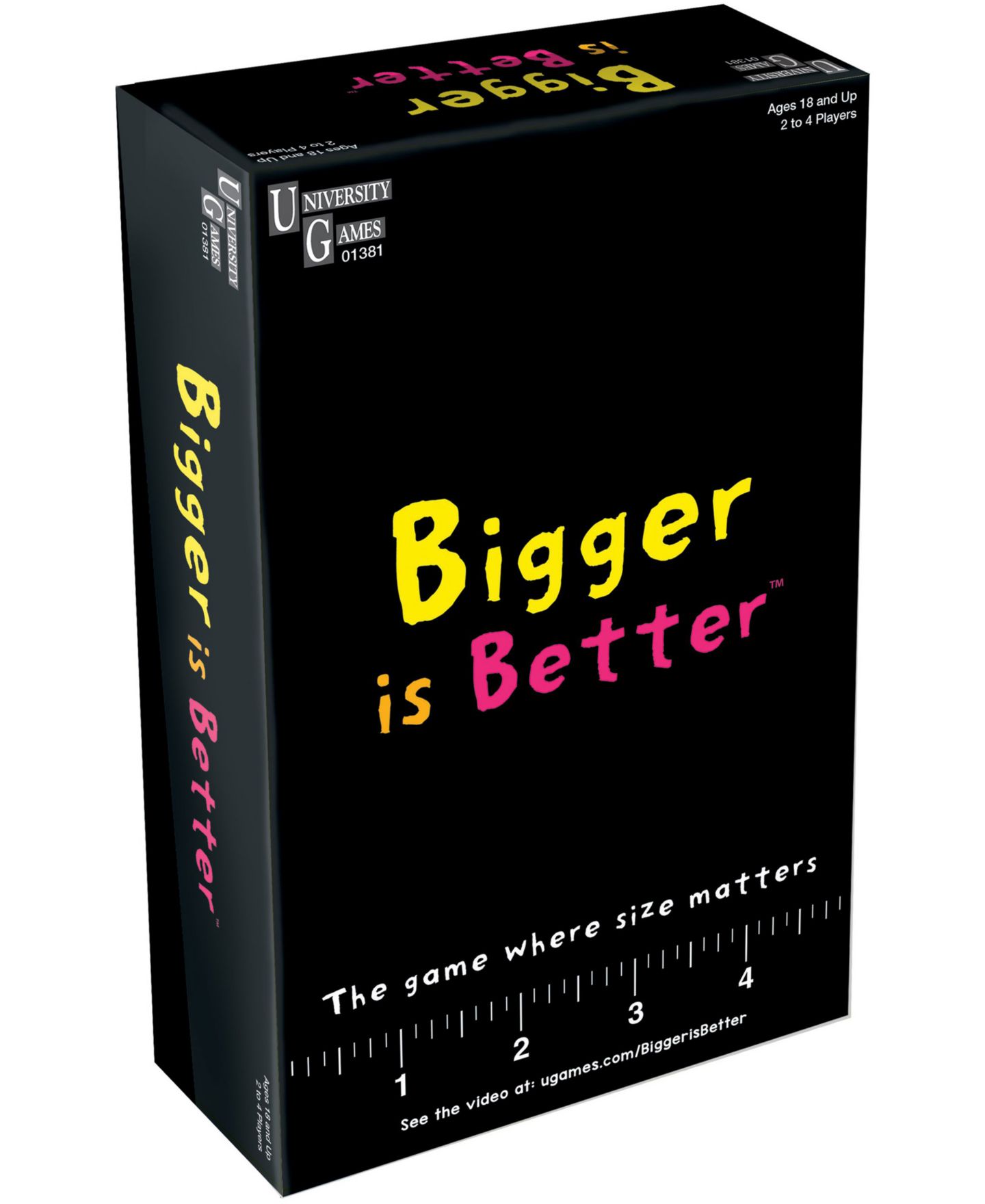 Настольная игра University Games Bigger is Better, 110 карточек, от 18 лет — фото 1