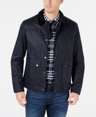 barbour kelvin waxed cotton jacket