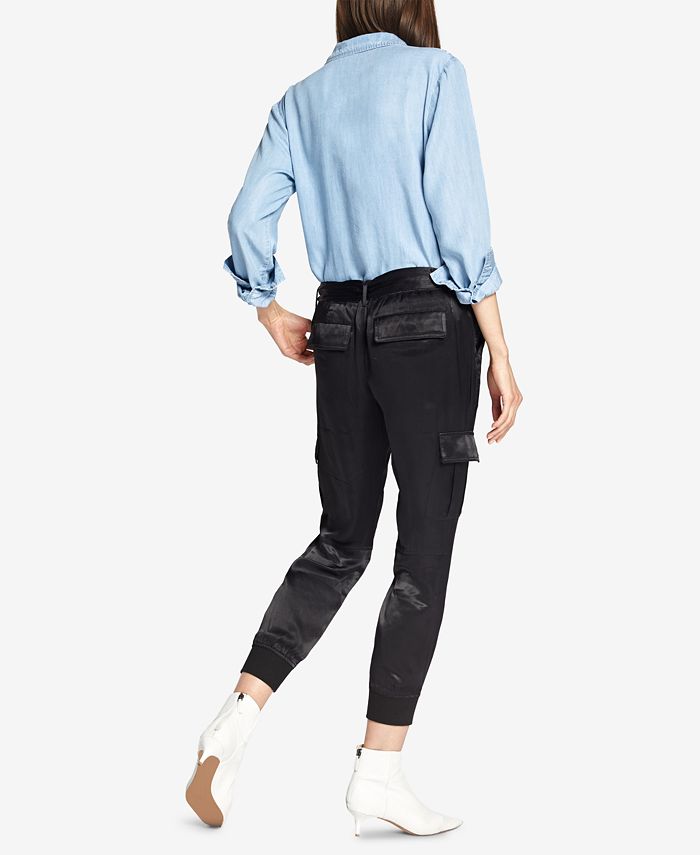sanctuary precious cargo satin jogger