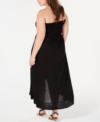 plus size tube dress cover up