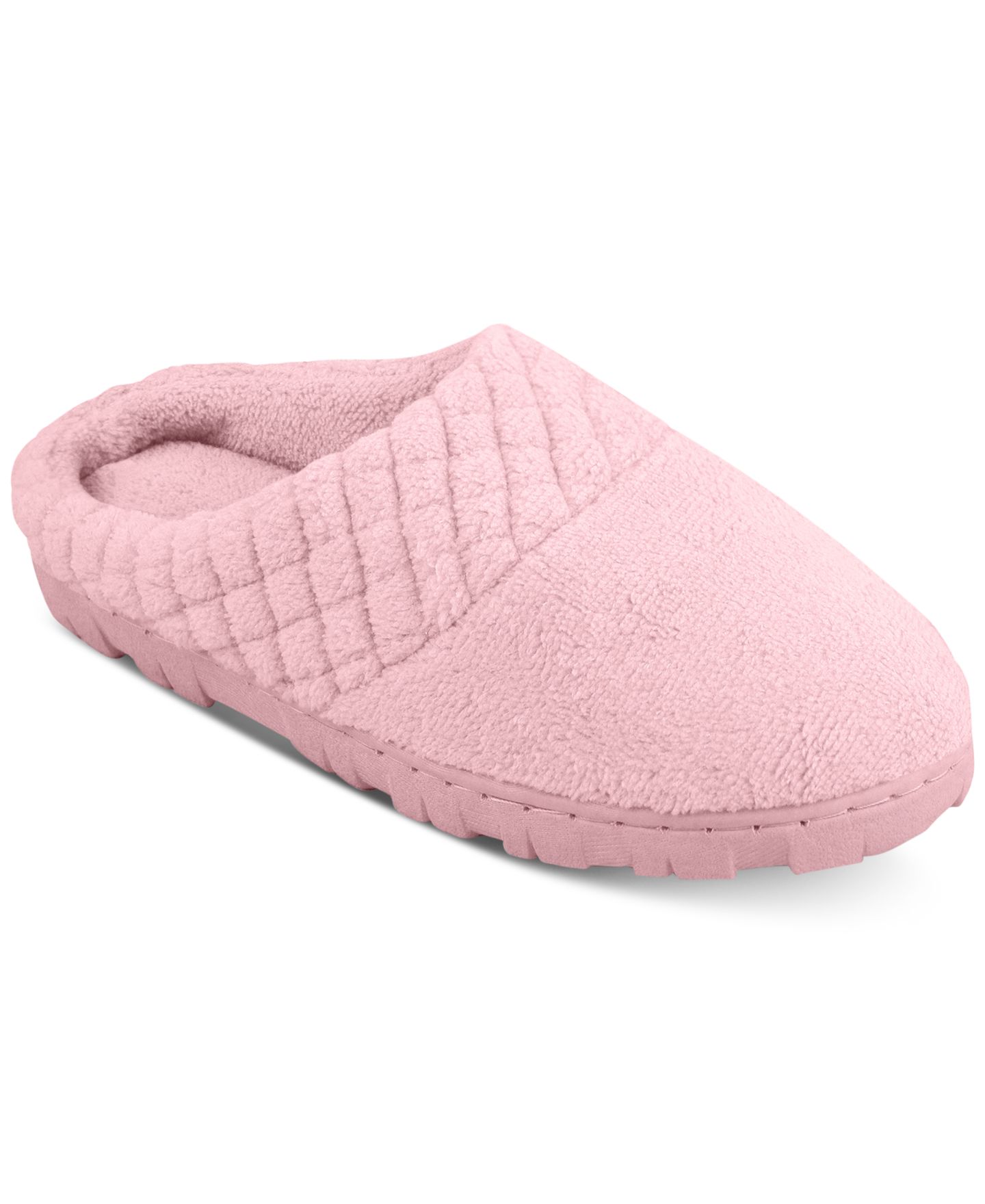 Женские сабо MUK LUKS Quilted Clog Slippers, цвет: Синий — фото 1