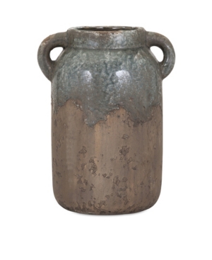 Imax Bardot Large Blue Stone Ceramic Vase