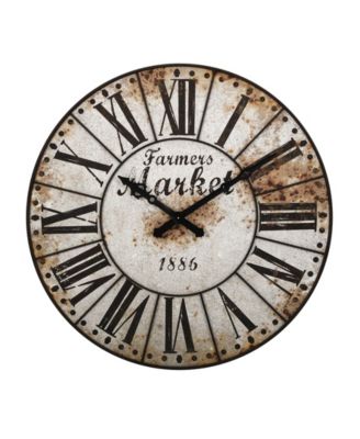 IMAX - Farmers Market Oversized Wall Clock