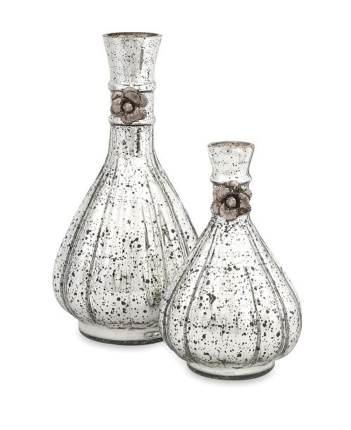 Gabrielle Glass Bottles Set Of 2