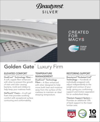 beautyrest golden gate luxury firm pillowtop