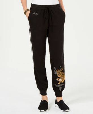 lucky brand embroidered sweatpants